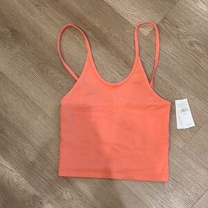American Eagle Crop Coral Tank Top